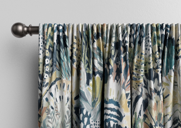 Maggie, Teal - Made to Measure Curtains - Image 9
